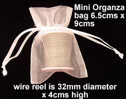 mini organza bag